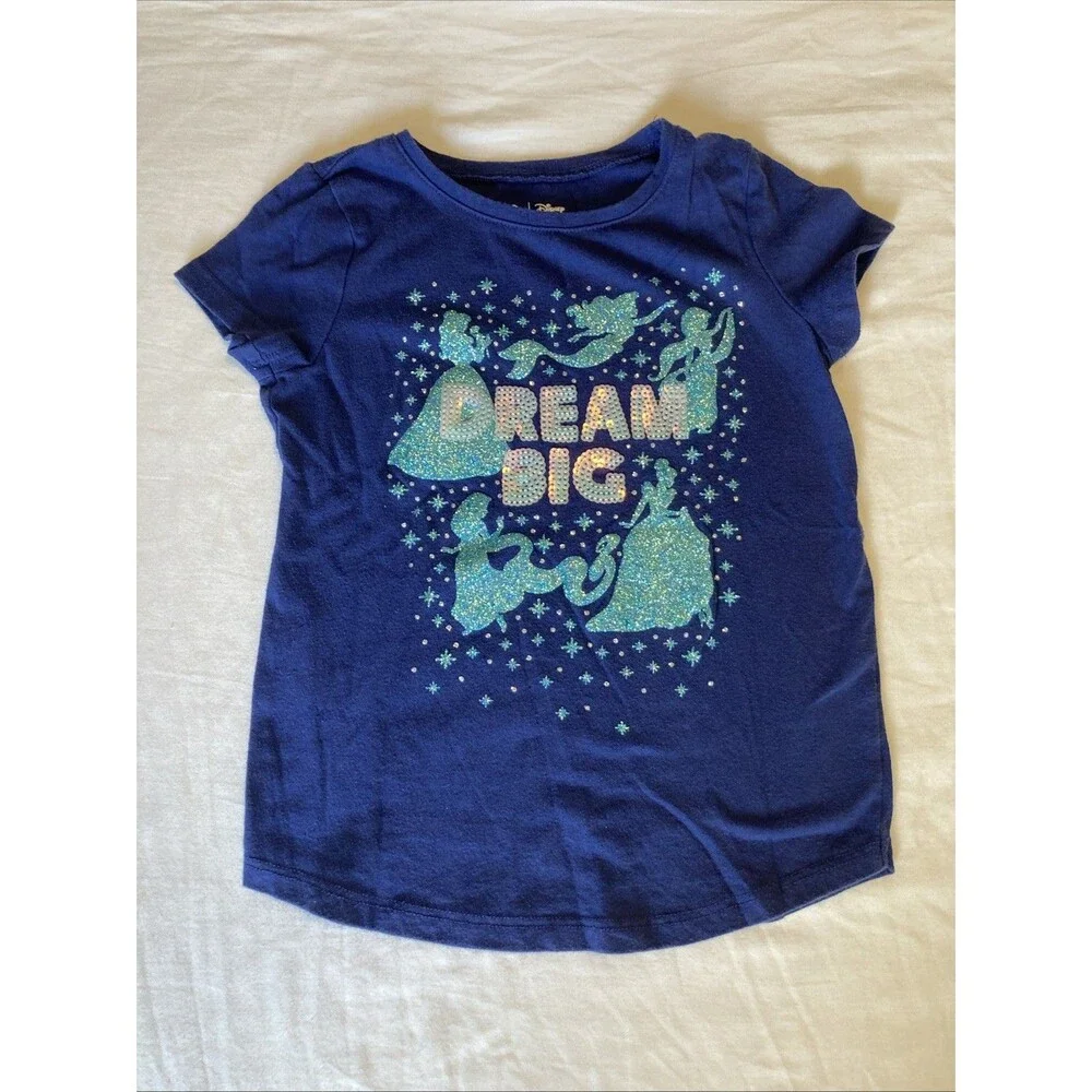 Size 4 Jumping Beans girl clothes - 1 piece T shirt | Disney princesses theme